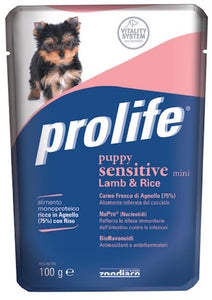 Prolife Wet Puppy Sensitive Agnello e Riso 100 g