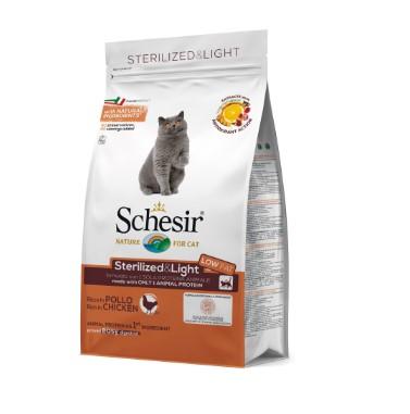 Schesir Sterilised e Light Adult con Pollo 10 kg