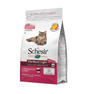 Schesir Sterilised e Light Adult con Prosciutto 1,5 kg